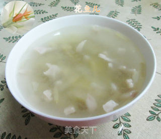 五花肉羊尾笋汤的做法