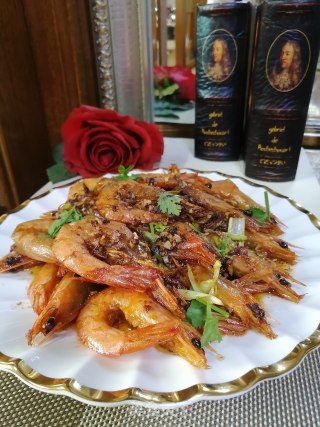 蒜蓉开背虾的做法