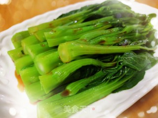 白灼菜心的做法