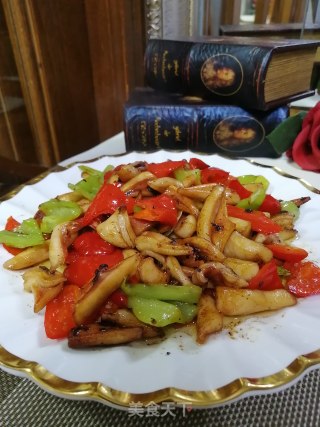 彩椒炒鱿鱼的做法