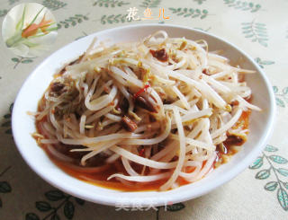 香菇酱炒绿豆芽的做法