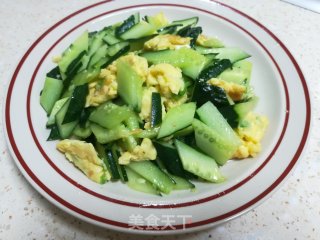 鸡蛋炒瓜片的做法