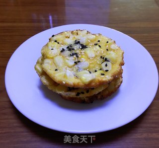 奶香玉米烙的做法