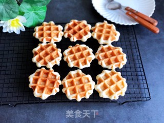 超软椰香华夫饼的做法