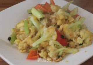 炒花菜的做法