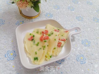 火腿肠鸡蛋薄饼的做法