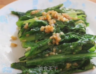 蒜香油麦菜的做法