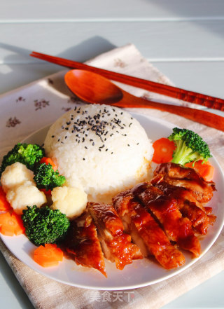 照烧鸡腿饭的做法