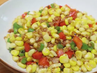 肉末炒玉米的做法