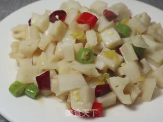 酸辣藕丁的做法