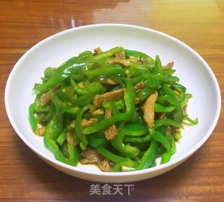 青椒肉丝的做法