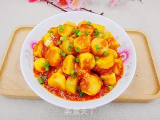 茄汁山药的做法