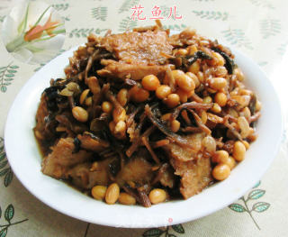 黄豆梅干菜烤麸的做法