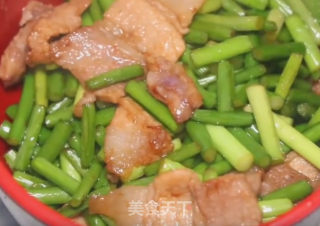 蒜薹炒肉片的做法