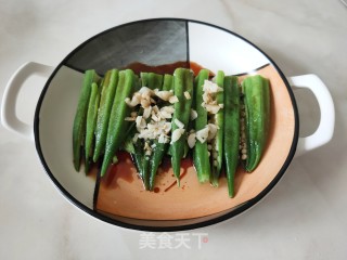 白灼秋葵的做法