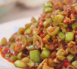 肉末四季豆的做法