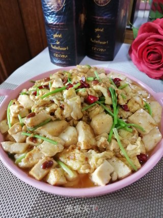 黄豆酱烧内酯豆腐的做法