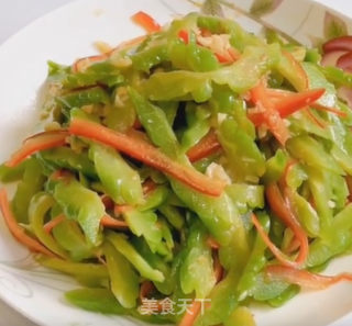 蒜香苦瓜的做法