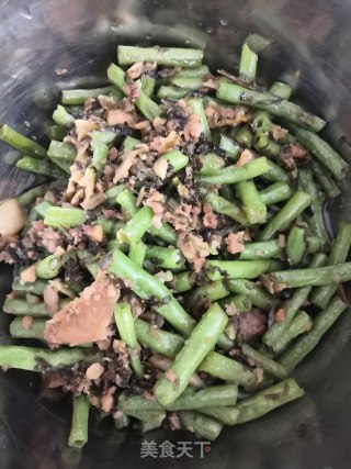 肉末豇豆的做法