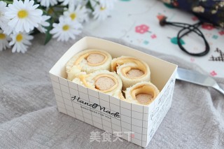 花生酱吐司卷的做法
