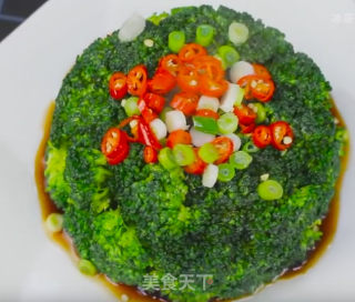 白灼西兰花的做法