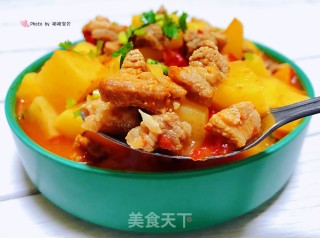 #酸爽开胃美食#番茄牛腩炖土豆的做法
