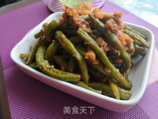 猪油炖长豆角的做法