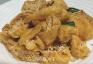 素炒油豆腐的做法