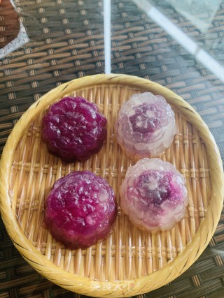 西米紫薯月饼的做法