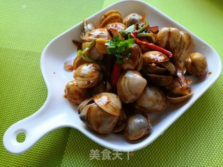 爆炒白蚬子的做法