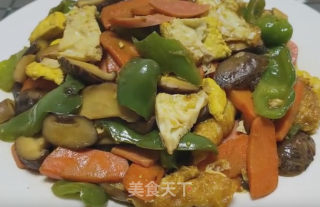 杂蔬小炒的做法
