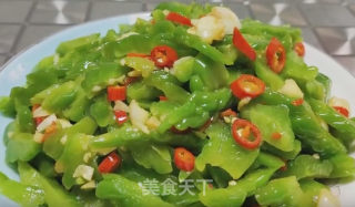 翡翠苦瓜的做法