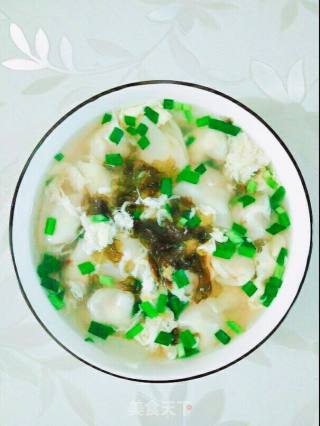 紫菜蛋花猪肉馄饨的做法
