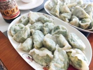 韭菜虾仁鸡蛋水饺的做法
