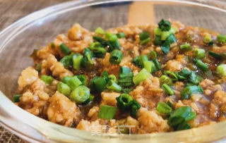 肉末豆腐蒸蛋的做法