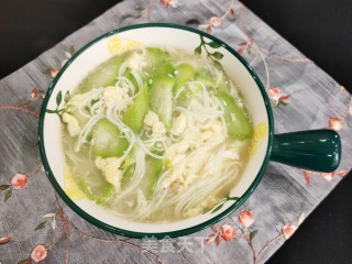 丝瓜挂面汤的做法