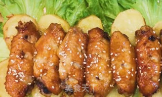 蜜汁烤鸡翅的做法