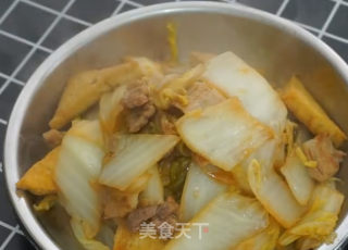 白菜炖豆腐的做法