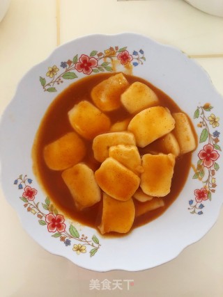 甜辣年糕片的做法