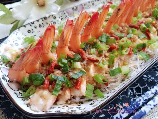 粉丝蒜蓉开背虾的做法