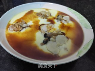 鲜带子蒸蛋的做法