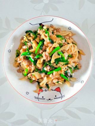 味噌肉末莲藕的做法