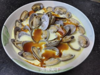 蛤蜊蒸蛋（鱼汤）的做法