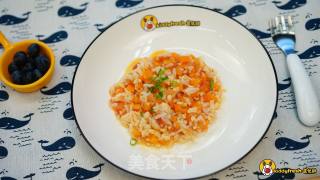 营养可口番茄汁三文鱼饭的做法