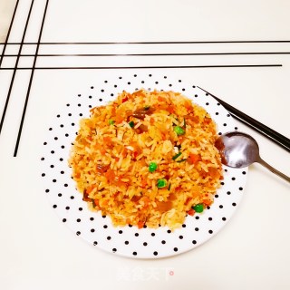 辣菜梗炒饭