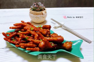 虎皮鸡爪的做法