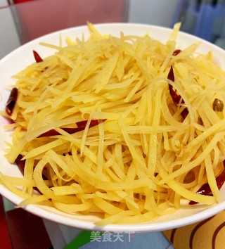 酸辣土豆丝的做法