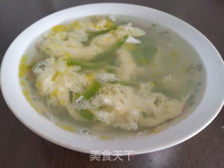 苦瓜鸡蛋汤的做法