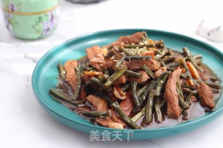 酱焖线豆的做法