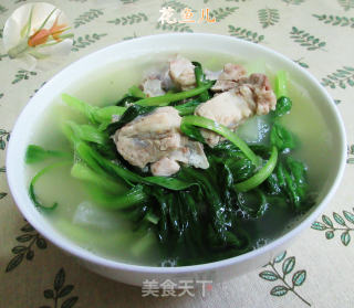 节瓜鸡毛菜龙骨汤的做法
